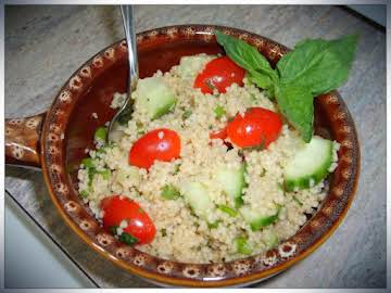 Tomato Basil Couscous Salad