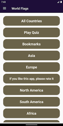 Screenshot Flags of the World Quiz