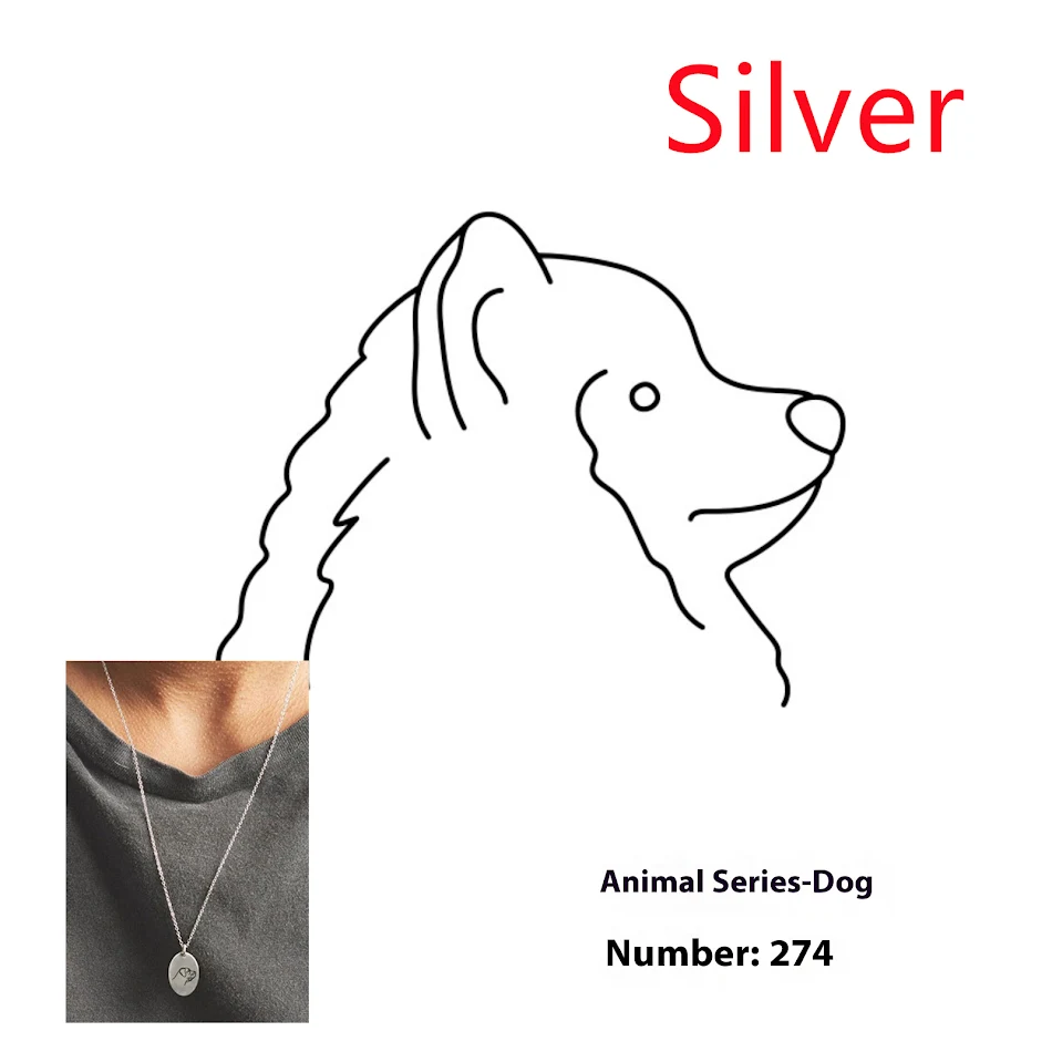 Eenvoudige ovale roestvrijstalen ketting met letters. Geometrische hanger, Europese en Amerikaanse trend voor stijlvolle accessoires.