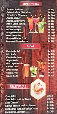 Shri Mahaganapathi Juice Cafe menu 3