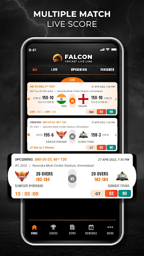 Screenshot Falcon Cricket Live Line