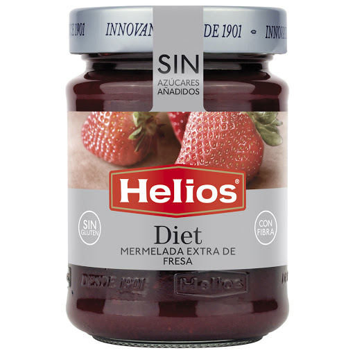 Mermelada Sin Azucar Helios Sabor A Fresa Diet 280G  