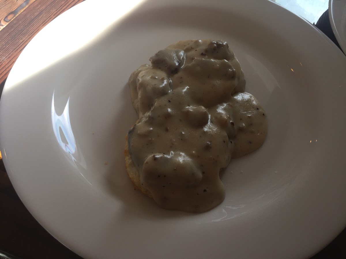 GF biscuits & sausage gravy (small order)