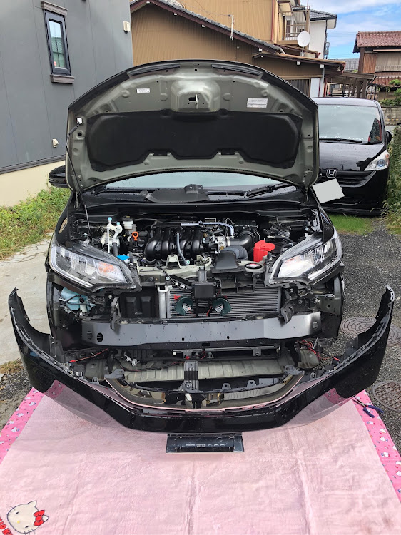 フィットのDIY・洗車・いちごworksに関するカスタム事例の投稿画像1枚目