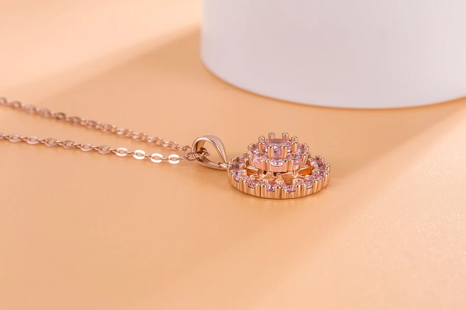 Sterling Zilveren Draaiende Ketting