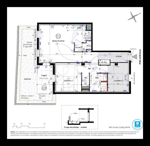 Vente appartement 3 pièces 68 m² à La Rochelle (17000), 375 000 €