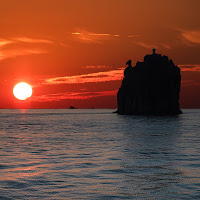 Tramonto a Stromboli di Roby_C