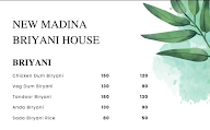 New Madina Dum Biryani House menu 1