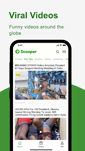 Screenshot Scooper News: News Around You