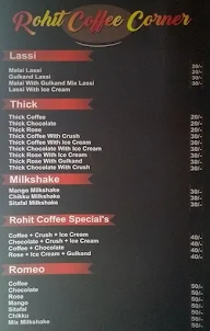 Rohit Coffee Corner menu 2