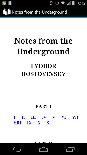 Notes from the Underground