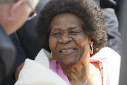 Albertina   Sisulu  during her honouring by The Church of Jesus Christ of Latter-Day Saints. 