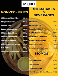 Cheesy Fries menu 1