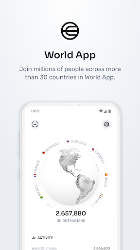 Screenshot World App - Worldcoin Wallet