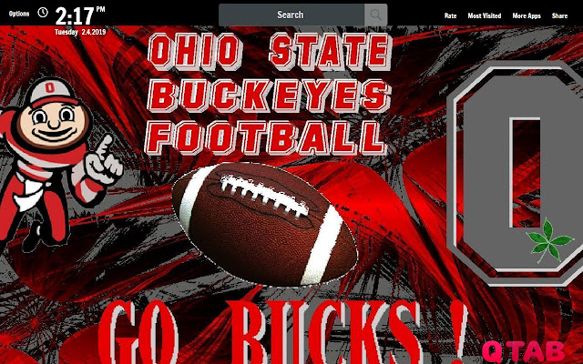 Ohio State Buckeyes New Tab Wallpapers