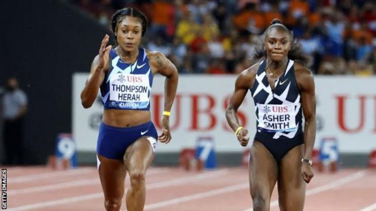 Dina Asher-Smith's last 100m meeting was a second-place finish, clocking 10.87 seconds, behind Olympic champion Elaine Thompson-Herah in Zurich in September