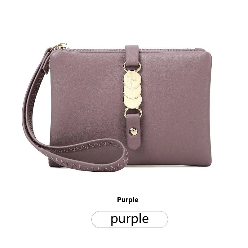 Large Capacity Versatile Trendy Multi functional Short Soft Leather Wallet, perfect for everyday use, stylish and practi