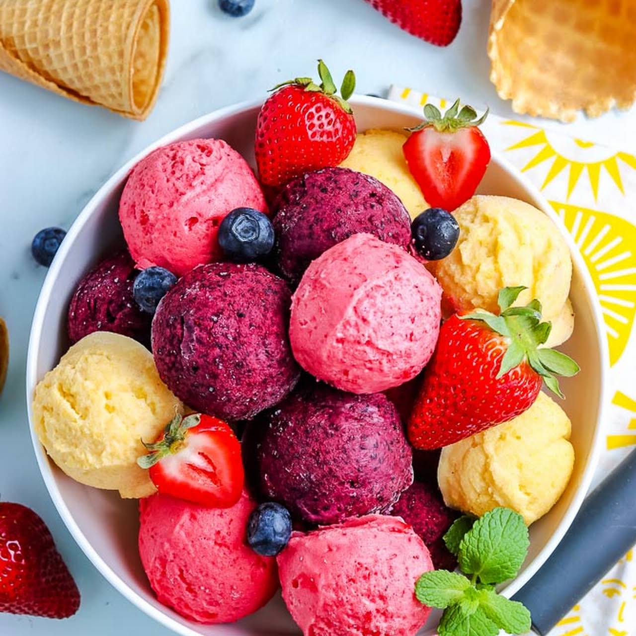 KitchenAid Ice Cream Maker & Tropical Fruit Sorbet Recipe