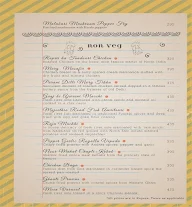 Mother India, CP menu 3