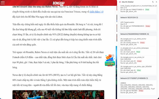 Adunits Sidebar screenshot 2