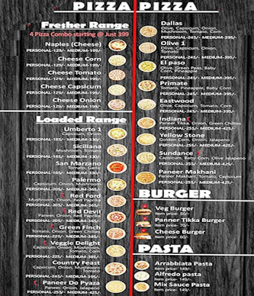 Pizzaport & Cafe menu 