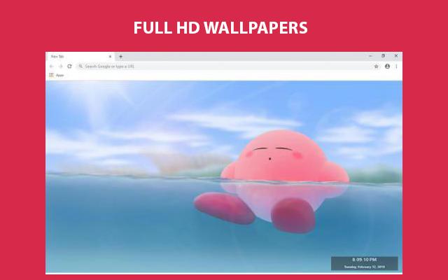 Kirby Wallpapers and New Tab