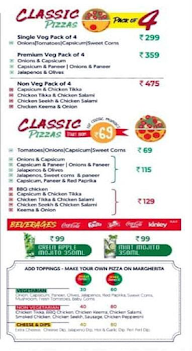 Heaven Pizza menu 3