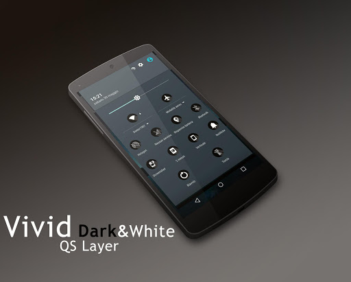 免費下載個人化APP|Vivid DarkWhite - Layers Theme app開箱文|APP開箱王