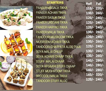 Nirala House Kitchen menu 