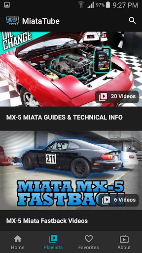 Screenshot MiataTube