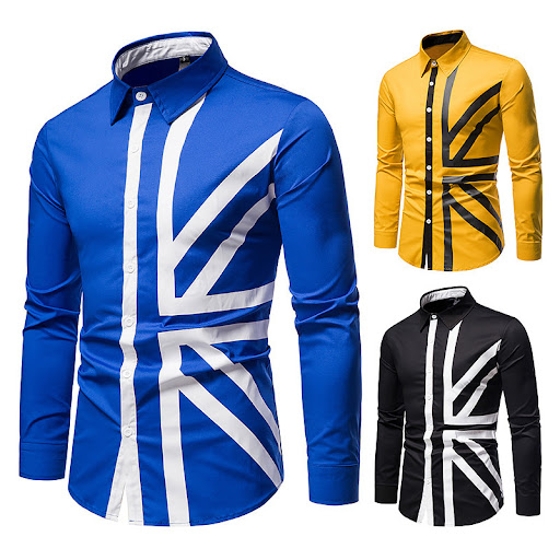 Title 4, Hollow European Size Mens Trend Stitching Long...