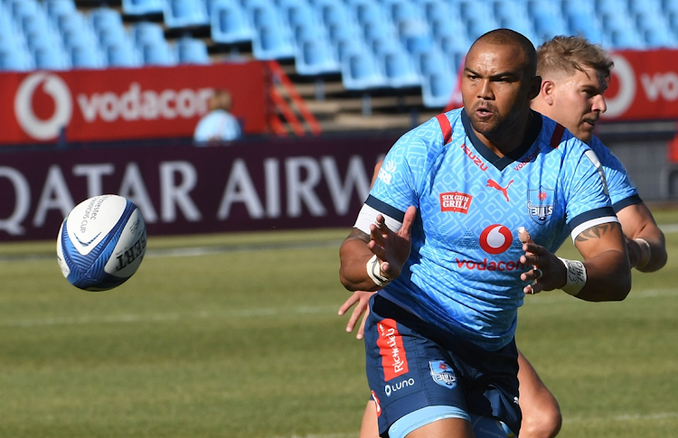 Cornal Hendricks plays for the Bulls in their Champions Cup match agianst Union Bordeaux-Begles at Loftus Versfeld in January 2024. Hendricks died on Wednesday night.
