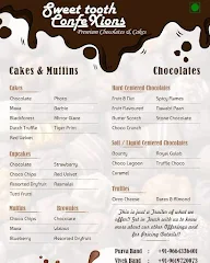 Choclates And Many More menu 2