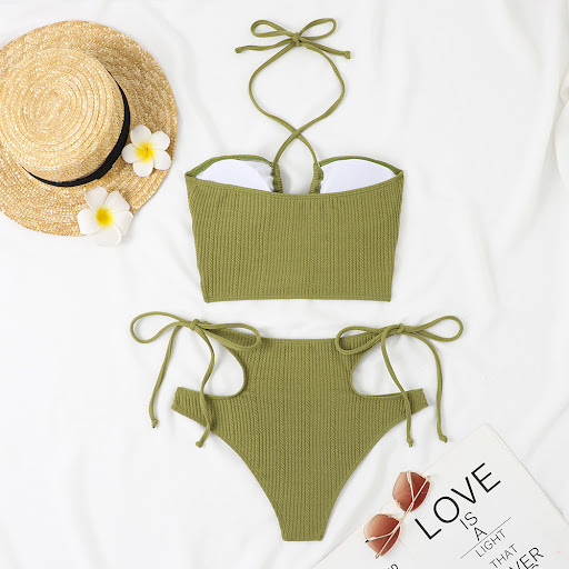 Title 13, Bikini Split Swimsuit Rope Tight design provide...