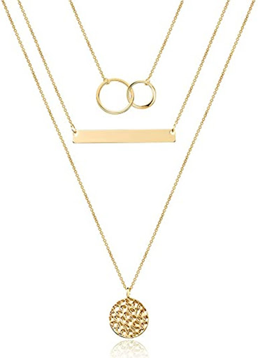 Title 14, Mens Retro Fashion Stacked Necklace Elevate yo...