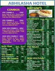 Abhilasha Hotel menu 4