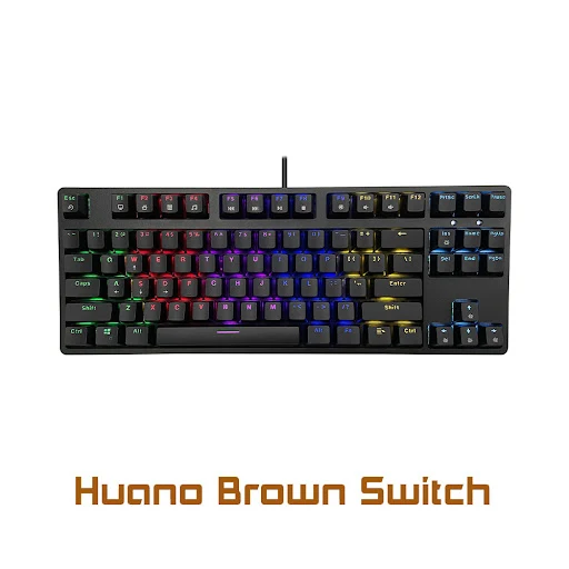 Bàn phím cơ E-dra EK387L - Huano Brown Switch