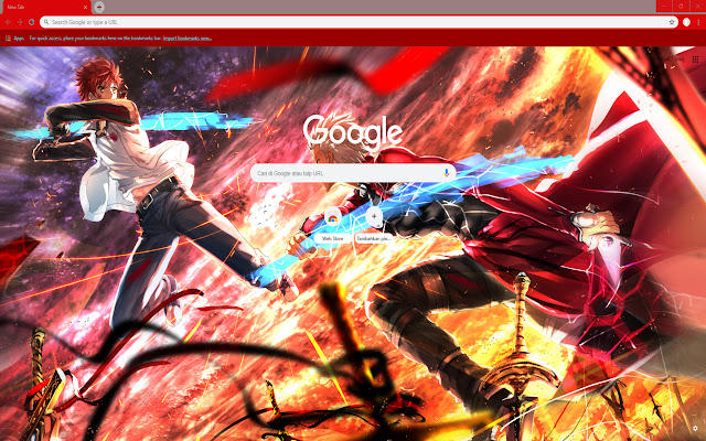 Fate/Stay Night Theme 1920 x 1080 chrome extension