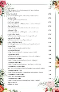 The Shelter Farms menu 4