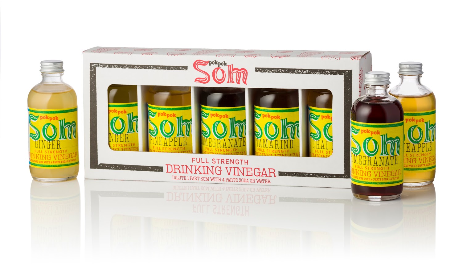 Pok Pok Som Drinking Vinegar comes in a variety of flavors that includes ones that are available all year round and special edition ones