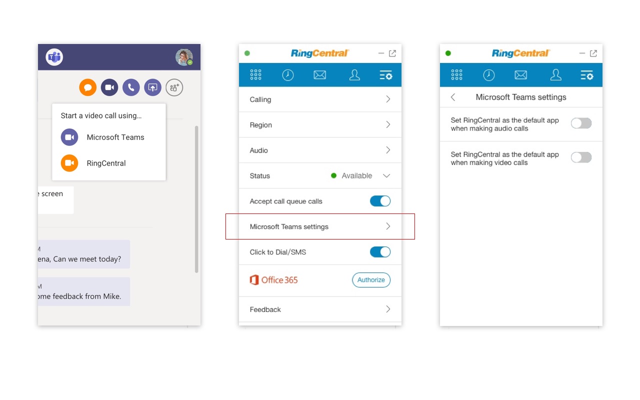 RingCentral for Microsoft 365 Preview image 1