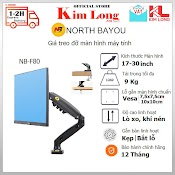 North Bayou Nb - F80 - Giá Treo Đỡ Màn Hình Từ 17Inch - 30Inch - Xoay Linh Hoạt 360 Độ - Tải Trọng 9Kg