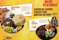 Mast Kalandar menu 1