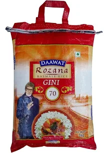 Dawat Daawat Rozana Basmati Rice - Gini - 5 kg