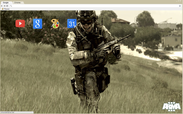 Arma 3 Light Theme (Macbook Edition) chrome extension