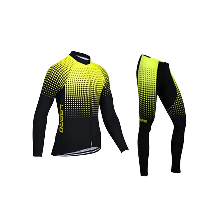 Roupas de ciclismo outono e inverno. Conforto e secagem rápida para pedalar ao ar livre. Desfrute do seu passeio de bicicleta com esta roupa.