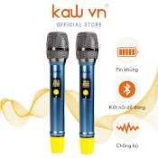 Micro Karaoke Bluetooth Bộ 2 Mic Hát Karaoke Max 56 Âm Thanh Chuẩn, Pin Sạc, Chống Hú Tốt Kaw Vietnam