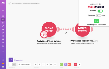 Autosave Make & Integromat by MakeMarket.io small promo image