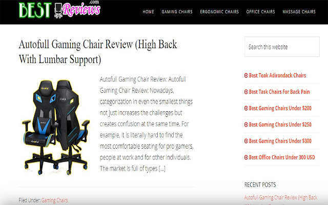 Best Chairs Reviews Website