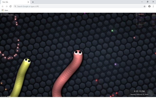 Slither.io New Tab & Wallpapers Collection